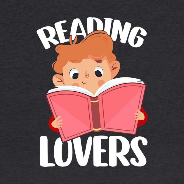 Reading Lovers, Funny Reading by Avando designs